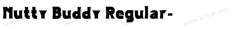 Nutty Buddy Regular字体转换